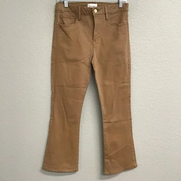 Frame Bootcut Jeans Women's Size 30 Denim Stretch Brown Pants - Picture 10 of 10